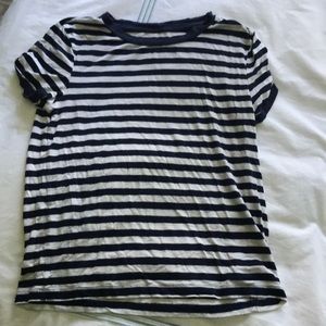 Blue and white striped shirt from American Eagle